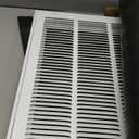 Return Air Filter Grille for 24x18 Duct Opening, Steel Return Air Grille with Removable Door for 1-Inch Filters, HVAC Vent Cover Grill for Sidewall/Ceiling, Outer Dimensions: 26 5/8"Wx20 5/8"H