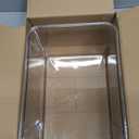 Geelin 2.5 Gallon Plastic Fish Tank Large Bowl Shatterproof with Crystal Clear Clarity for Terrarium, Flower Vase Centerpiece Gift for Fish Lovers (Square)