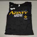 Armed Forces Gear Ladies US Army Mom Short-Sleeve T-Shirt - Official Licensed United States Army Shirts for Women (Black, XL)