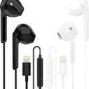 AI Translation Wired Earbuds Real Time - 164 Languages Translator Lightning Headphones & Earphones, Audifonos Traductores Ingls Espaol Ear Buds Compatible with iPhone 14 13 12 11 Pro Max Plus-2Pack