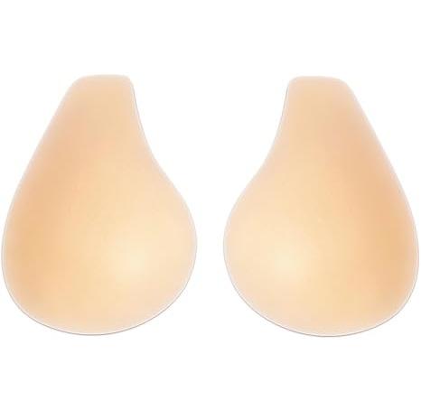 Bontierie 2025 Added Lift Ultra-Thin Seamless Nipple Covers Push up Sticky Adhesive Bras Solid Silicone Pasties for Women S