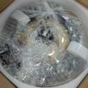 Asyko 48" Golden Crystal Chandelier Ceiling Fans with Lights, Modern Retractable Blade Ceiling Fan Light with Remote and APP, Dimmable 3 CCT and Reversible Quiet DC Motor