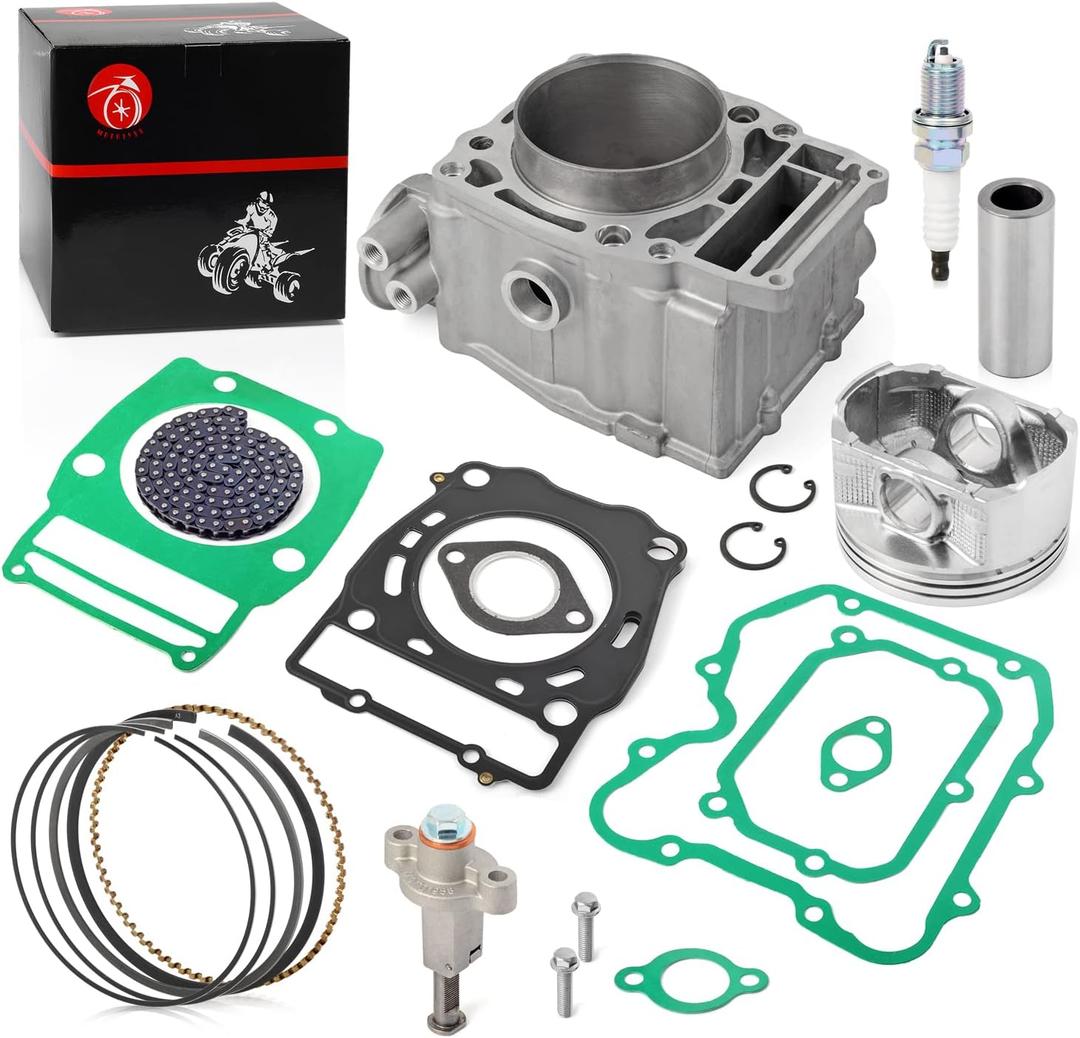 Top End Kit 92mm Cylinder Piston Cam Chain & Tensioner For Polaris Sportsman 500 HO 4x4 6X6 Ranger Scrambler 500 1996-2012