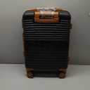 Carry on Luggage 22x14x9 Airline Approved, Suitcases with Wheels Hardshell, Lightweight Hardside Luggage Set with TSA Lock, 20Inch Black Carry on Suitcase (3 Piece Sets (20/BP/TB))