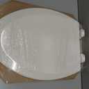 Bemis 1500EC Durable Wood Toilet Seat with Easy Clean Hinges, Made in USA, Elongated, Biscuit