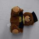 Personalized Graduation Teddy Bear 2025, Graduation Gifts for Him & Her with Text, Brown Graduation Bear as Personalized Kindergarten College Graduation Gift for Girls/ Boy Graduation Day 