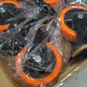 4 Inch Caster Wheels, Casters Set of 4, Heavy Duty Casters with Brake 2200 Lbs, Locking Industrial Swivel Top Plate Casters Wheels for Furniture and Workbench Cart(Two Hardware Kits Include)