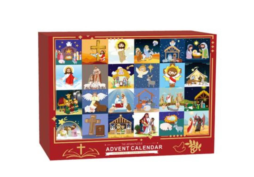 Christmas Advent Calendar Puzzle 1008 Piece for Adult，Christmas Countdown Calendar 2025 Jigsaw Puzzle, 24 Days Countdown Calendars,Family Game & Gift Decoration for Boys, Girls