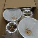 Royal Designs, Inc. CS-841WH-6 Pleated Empire Chandelier Shade, 3 x 6 x 5, White, 6-Pack