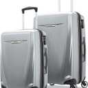 Samsonite Winfield 3 DLX Hardside Luggage with Spinners, 2-Piece Set (20/25), Silver