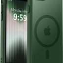 MOCCA Strong Magnetic for iPhone SE Case 2022/iPhone SE 2020 Case/iPhone 7 Case/iPhone 8 Case [Compatible with Magsafe] Slim Thin Translucent Matte Protective Cover Phone Case 4.7'', Midnight Green