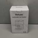 VOLUAS Automatic Cat Feeders - Timed Pet Feeder for Cats and Dogs with Dry Food Dispenser, Desiccant Bag, Programmable Portion Control, 4 Daily Meals, 10s Voice Recorder (White Opaque)