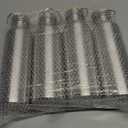 CHENGU 4 Pieces 34oz Single Wall Stainless Steel Water Bottles with Handle and Bamboo Lid Large Leakproof Metal Camping Bottles for Sports, Cyclists, Runners