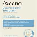 Aveeno Fragrance-Free Soothing Bath Treatment & Soak for Soothing Relief, 100% Colloidal Oatmeal, Relieves Itchy, Irritated Skin Due to Eczema, 8 Single-Use Bath Packets