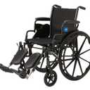 Medline Guardian Wheelchair with Desk-Length Arms and Elevating Leg Rests