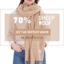 Winter Scarf for Women Cashmere Feel Pashmina & Blanket Wrap Cozy Fashion Shawl Ideal Christmas & Holiday Gift (Camel)