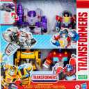 Transformers Toys Heroes vs Villains 4-Pack, Autobot and Decepticon 4.5-Inch Action Figures, Preschool Robot Toys for Kids Ages 3 and Up