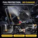 Karltys [Upgrade] 2PCS for 2025 2026 Lincoln Navigator Screen Protector 11.1 Inch [No Glare & Fingerprint] 9H Full Coverage Bubble-Free Glass Touchscreen Tempered Glass Protector 2025 Navigator Accessories