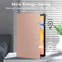 JETech Case for Samsung Galaxy Tab S6 Lite 10.4-Inch 2024/2022/2020 with S Pen Holder, Slim Folio Stand Protective Tablet Cover, Multi-Angle Viewing (Rose Gold)