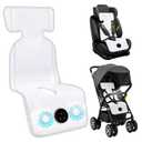 Fotgear Baby Stroller Cooling Pad with 2 Built-in Fan - 3D Breathable & Washable Carseat Cooling Cushion Liner with Child Lock, 5 Speed Levels, Max 17H Ventilation for Toddler Baby Summer Essentials | Breathable Cooling Pad with Fans