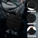 Achiou Women Winter Gloves, Touch Screen Texting Gloves, Elastic Soft Warm Knit Lined, One Size (Black)