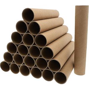 Bright Creations Brown Cardboard Tubes - Paper Towel Rolls for Crafts & DIY Projects - Classroom Art Supplies & Paper Tubes for Crafts - 24-Pack, 1.75 In x 8 In
