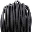 ZhiYo 50 FT 1/4” Wire Loom Split Tubing Auto Wire Conduit Flexible Cover | High Temperature Heat Resistant -40F to 257F | Plastic Cover for Electrical Wires & Cables
