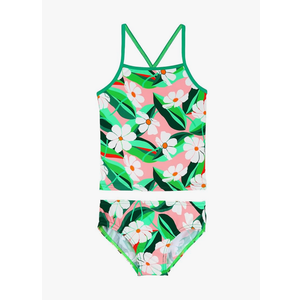TFJH E Girls Bikini Swimsuits 2-Pieces Tankini Bathing Suits Rashguard Set 3-12Y