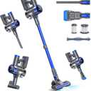 Ciogu Cordless Vacuum Cleaner, 33 KPA 45 Mins Vacuum Cleaners for Home, 8 in 1 Lightweight Self-Standing Stick Vacuum with Touch Screen, Ultra High-Power Brush for Pet Hair/Plush Carpet/All Floor