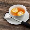 Brushed Stainless Steel Non-Slip Ergonomic Handle Spoon