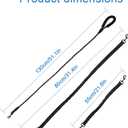 4 Way Dog Leash,No Tangle for Four Dogs, 3 in 1 Dog Leash with 360 Swivel, Shock Absorbing, Reflective Threads Comfort Foam Handle, Ideal for Small Dogs and Dog Training (Black, 4 Way)
