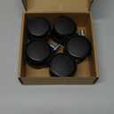 uxcell Furniture Casters 2 Inch Nylon M10 x 15mm Threaded Stem Swivel Caster Wheels, 38lb Capacity Each Wheel, 5 Pcs