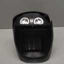 BLACK+DECKER Personal Ceramic Heater, Space Heater for Office Desk, Home Office & Personal Use Desk, 2 Heat & Fan Only Settings, Adjustable Thermostat, BHDC201, Black