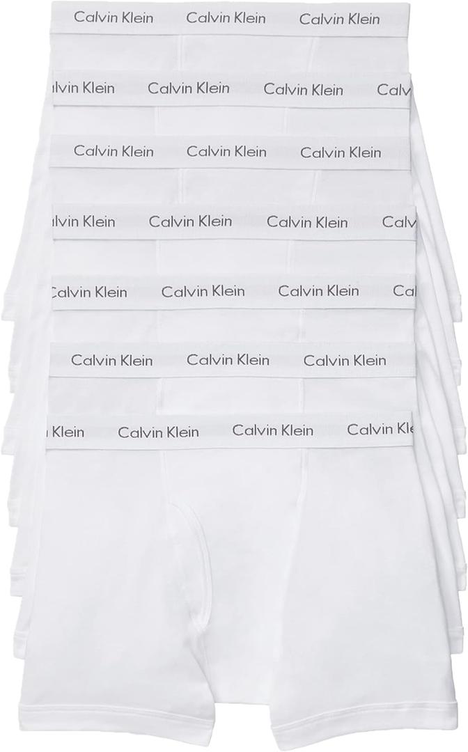 Calvin Klein Men's Cotton Classics 7-Pack Boxer Brief (Medium)