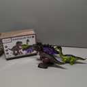 3-Pack Electronic Walking Dinosaur Toys for Toddlers 2-4, Moving Dinosaurs Toys with Lights, Roaring Sounds, T-Rex, Brachiosaurus & Stegosaurus, Xmas Birthday Gift for 2 3 4 5 6 Years Old Boys