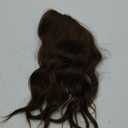 Hair Topper, 3D Hair Toppers for Women, Middle Part Clip in Bangs 16 Inch Synthetic Curly Wavy for Women Daily.