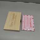 Time Capsule Box 1st Birthday, Baby Time Capsule Box for First Birthday Party Games, Set of 50 Wishes Card Gifts Keepaske Decorations for Baby(Cute Strawberries) -A03 (Pink)