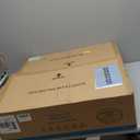 FTZVRD Ceiling Fans with Lights and Remote, 20 Inch Flush Mount Low Profile Ceiling Fan, Reversible DC Motor, 6 Speeds, Dimmable LED Fan for Bedroom, Kitchen, Dining Room, Kids Room, Office (Black)