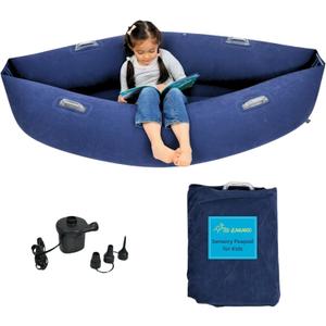 Sensory Chair for Kids  Inflatable Peapod for Children, Includes Electric Air Pump