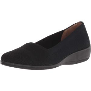 Lifestride Women's Immy Slip-On Flats (11, Black)