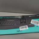 Logitech MK345 Wireless Keyboard and Mouse Combo with Palm Rest, 2.4 GHz USB Receiver, Compatible with PC, Laptop, Black