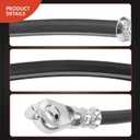 A-Premium Front Driver Brake Hydraulic Hose Compatible with Select Toyota Models - Sienna 2004-2010 - Replace# 9008094191