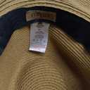 FURTALK Womens Mens Wide Brim Straw Panama Hat Fedora Summer Beach Sun Hats UPF Straw Hat for Women (Medium-Large, Khaki/Brown)