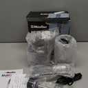 Mueller Multistick 5-in-1 Immersion Blender Handheld,12 Speed Hand Mixer-Turbo Boost,Heaviest Duty Copper Motor,Titanium reinforced Blades Hand Blender,Milk Frother Wand,Whisk,Beaker,Chopper,Grey (Gray)