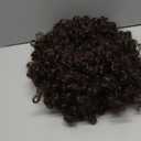 karlery Men Women Afro 70s 80s Short Curly Dark Brown Rocker Party Wig California Halloween Costume Cosplay Wig