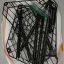 HuggieGems 3 Tier Floor Standing Corner Shower Caddy Organizer Shelf with Hooks, Bathroom Shelves Stand Rack, Black
