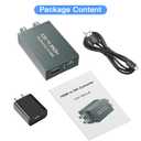 HDMI to SDI, HDMI to 3G-SDI/HD-SDI Converter, Audio Embedder 2 Way SDI Converter Dual SDI Output Adapter Support 1080P for Camera Home Theater