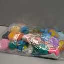 100 Pcs Cruise Rubber Ducks Kits Include 30 Pcs Cruise Ducks 30 Pcs Cruising Duck Tags and 40 Pcs Rubber Bands, Bulk Ducks for Jeep Cruise Ships Hiding Carnival Ducking Gift Christmas Stocking Stuffer