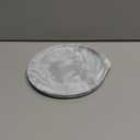 Oversized Spoon Rest,Ceramic Spoon Rest for Kitchen Counter Dishwasher Safe Marble Decor Spoon Holder for Kitchen,7 Inches (Large)