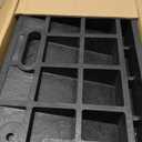 3.9" Rise Rubber Threshold ramp for Doorway/Cars, Step/Stair Rubber ramp with with Non-Slip Surface for wheelchairs/Curb/shed, 2200Pounds Load Capacity.